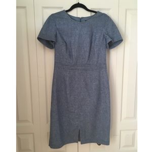 Banana Republic blue wool dress